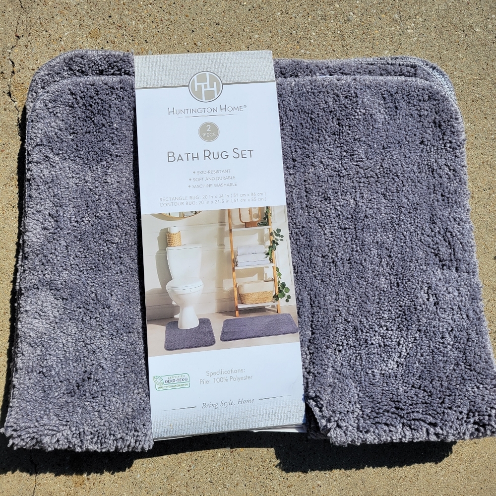 Huntington Home 2 Peice Bath Rug Set